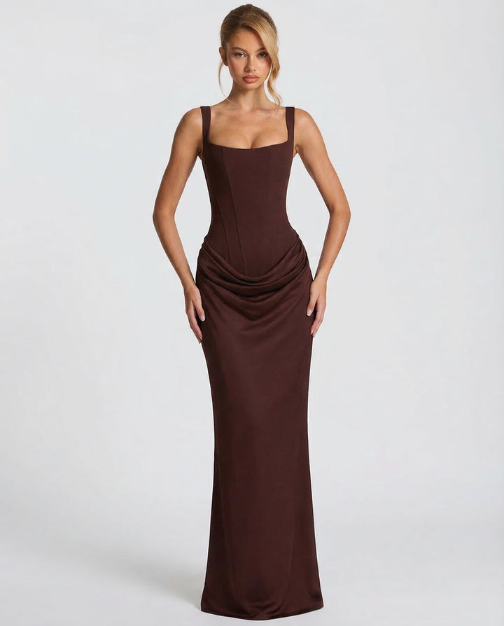 Aneta - Maxi w kształcie klepsydry