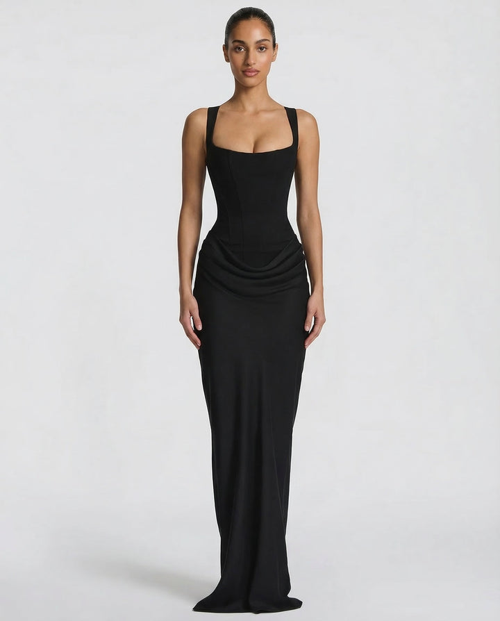 Aneta - Maxi w kształcie klepsydry