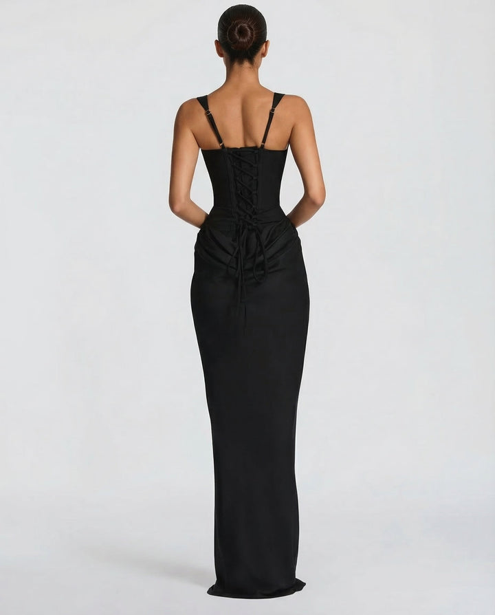 Aneta - Maxi w kształcie klepsydry