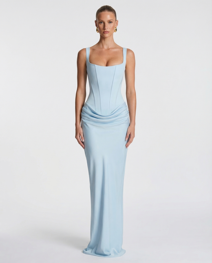 Aneta - Maxi w kształcie klepsydry